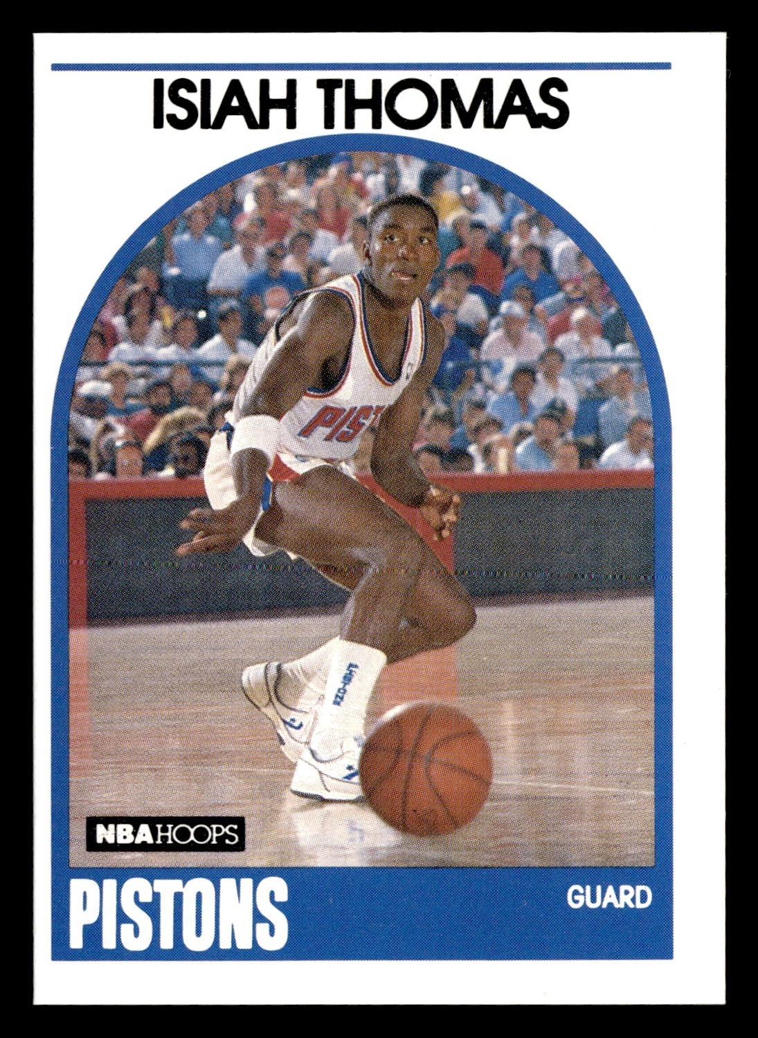 Isiah Thomas 1989-90 Hoops #250 Detroit Pistons NBA Basketball Card