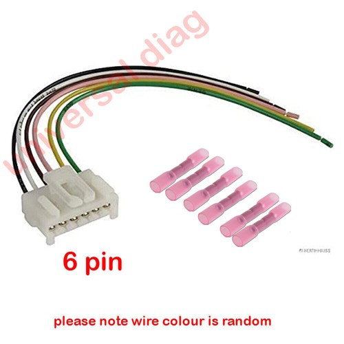 6 Pin For Fiat Ducato Punto Doblo Bravo Brava Rear Tail Light Prewired Connector - 第 1/4 張圖片