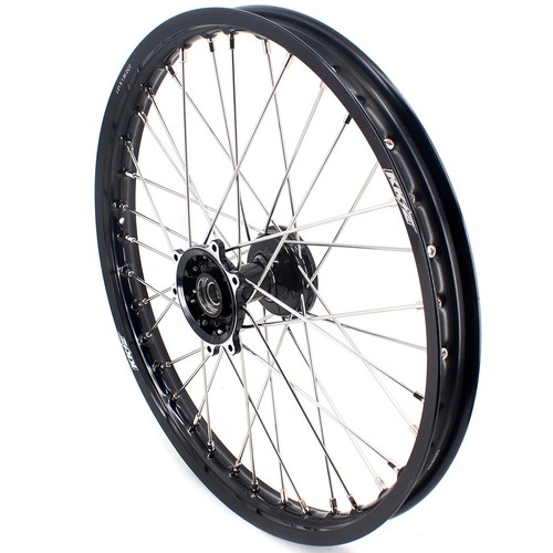 KKE 21/19 Cast Wheels Rims For HONDA CRF450X 2019-2025 CRF450RX Black Hub - Picture 5 of 12