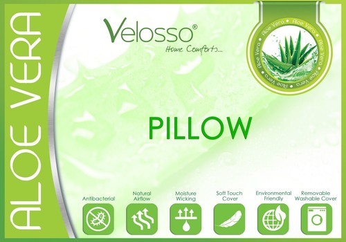 Soft Bamboo Aloe Vera Pillow With Pillowcase, V Pillow Pregnancy Jumbo Pillow - Picture 5 of 27