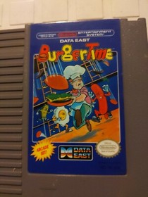 BurgerTime Nes Cartridge only ( Nintendo Authentic Cartridge ) - Fast Shipping!