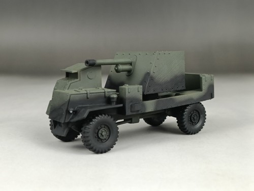 Modelo de camión cañón AEC británico Mk.I 6 puertas de la Segunda Guerra Mundial construido 1/72 - Imagen 10 de 11
