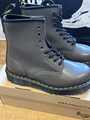 靴 Dr.Martens 1461BEX KHAKI GREY UK5 1461 Bex Smooth Leather