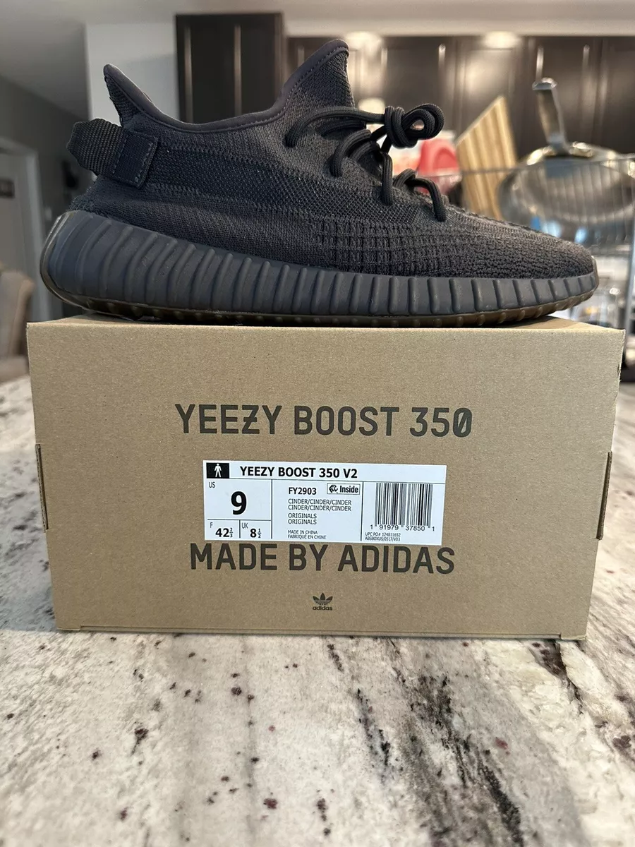  adidas Mens Yeezy Boost 350 V2 FY2903 Cinder - Size 4