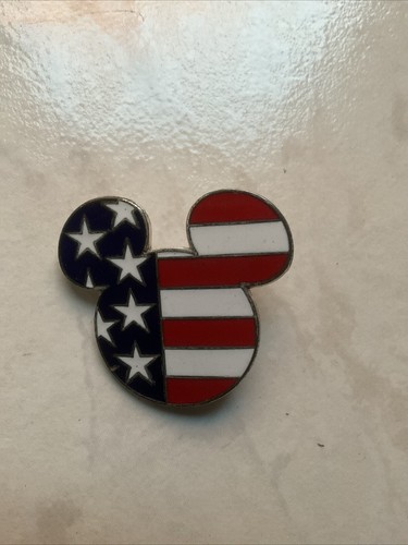 Disney Pin Mickey Mouse Amerikanische Flagge Epcot USA - Bild 7 von 7