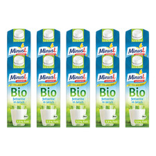 MinusL laktosefreie Bio fettarme H-Milch, 1,5% Fett, 10er Pack