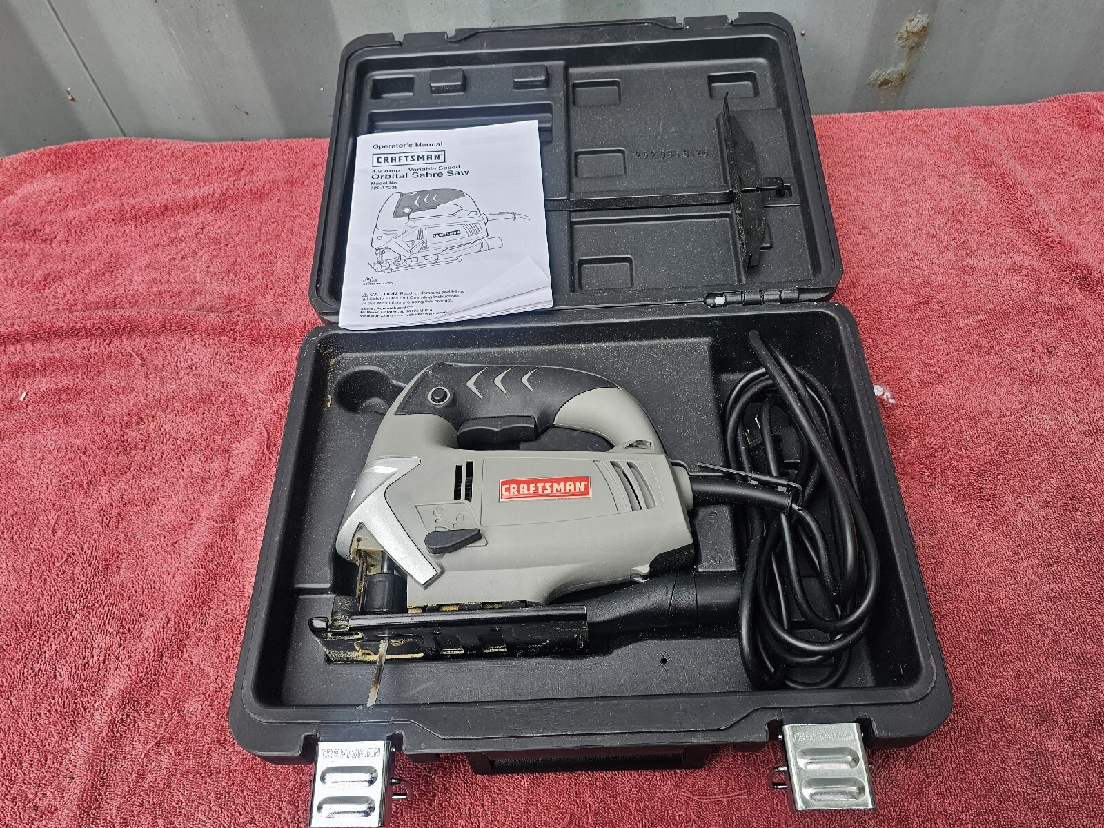 Craftsman Orbital Sabre Saw LED in Original Hard Case Model 320.17235 ...