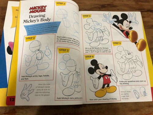 Walter Foster Disney Magic Artist Learn to Draw Mickey Mouse & His Friends DS01 - Picture 6 of 8