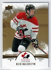 2016-17 Upper Deck Team Canada Juniors Gold #63 Beck Malenstyn - Team CANADA