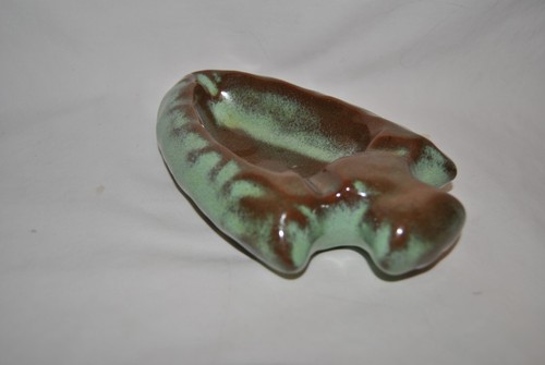 Frankoma Prairie Green Arrowhead Ashtray - Picture 7 of 9