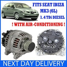SEAT IBIZA MK3 6L 1.4 TDi DIESEL 2002-2008 NEW 120A ALTERNATOR (WITH AIR-CON!)