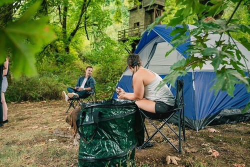 Collapsible Campsite Trash Can – Portable Carry-All for Outdoor Use - Picture 11 of 13