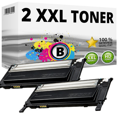 2 XXL TONER PATRONEN für Samsung CLP-320N CLP-325W CLX-3185FN CLX-3185FW CLP-320