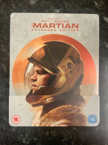 The Martian Extended Edition Blu Ray Steelbook *RAR* OOP *Brandneu & Sealed*