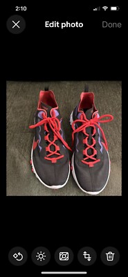 Nike React Element 55 Women Size 8.5 Multicolor Athletic Shoes Sneakers