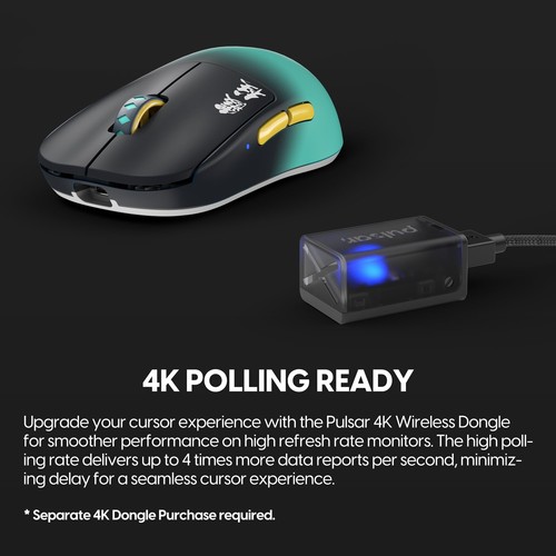 Pulsar Gaming Gears [Pulsar x Demon Slayer X2H Mini Wireless Gaming NEW! - Picture 2 of 3