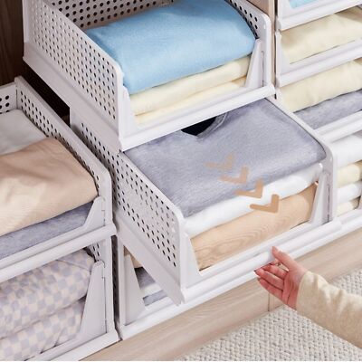 3 Stck Schrank Organizer Kleiderschrank, Aufbewahrungsbox, Schliefcher |  eBay.de
