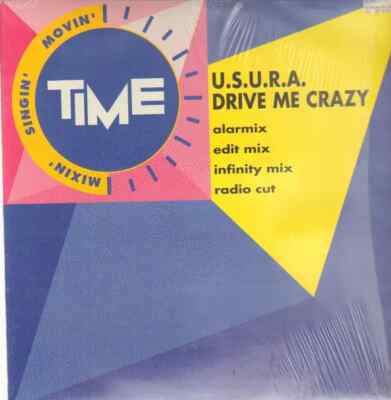 U.S.U.R.A. Drive Me Crazy Vinyl Single 12inch NEAR MINT TIME