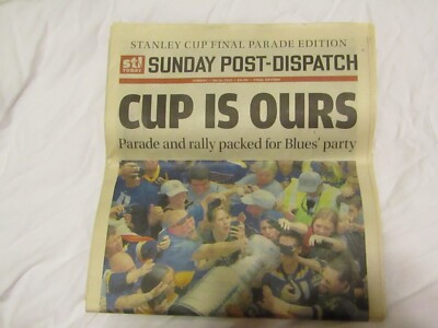 St Louis Blues 2019 Post Dispatch Parade Edition ''Cup is Ours'' vol 141 complete