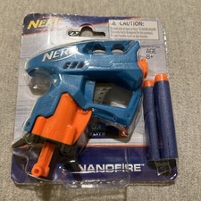 Nerf Nanofire Blue Blaster Gun, Foam Dart Gun Toy - New