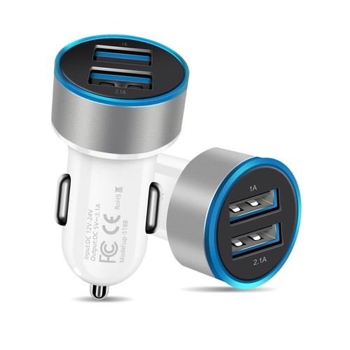 Dual USB Port Fast Car Charger For LG Samsung Cigarette Lighter Socket Adapter - Picture 19 of 20