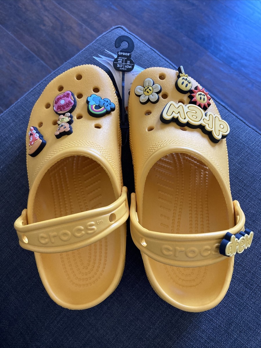 CROCS, Justin Bieber, Drew House gold s-l400.jpg main image 2