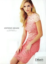 ANTONIO MELANI magazine AD #18 RARE 2004 PRETTY BLONDE 4 PGS