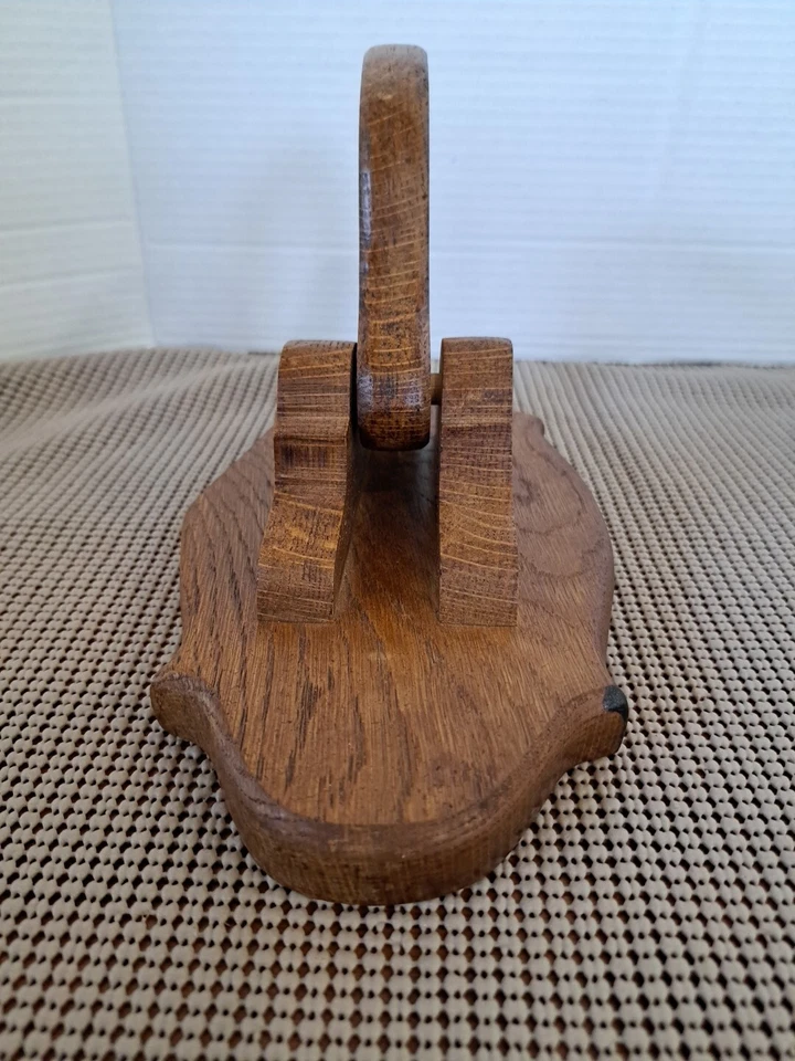 Toallero de madera rústico artesanal para granja macizo Foto 4 de 4