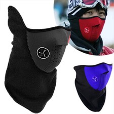 Winter Fleece Thermal Bike Half Face Mask Cold Weather Balaclava Ski Cover Scarf