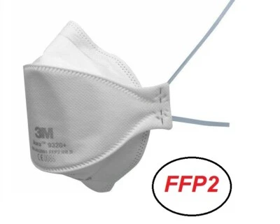1x FFP2 Maske 3M Aura Atemschutzmaske 9320+ Mundschutz 3 | M ohne Ventil FFP 2