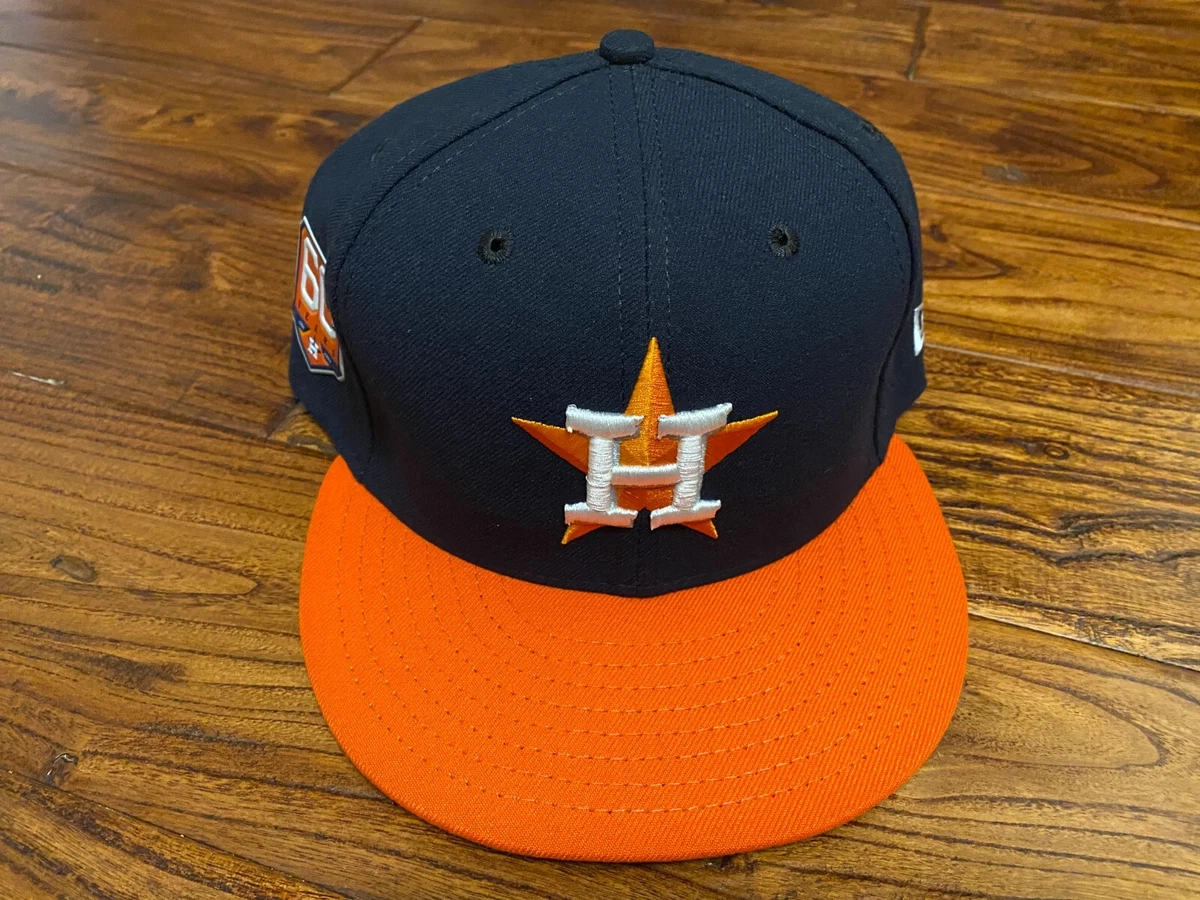 Houston Astros 2022 OFFICIAL 60 Year Patch New Era Fitted Road Hat 7 NEW  MLB