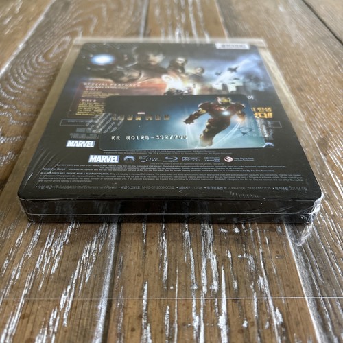 Iron Man KImchidvd Exclusive 1/4 Slip Blu-Ray Steelbook #392/700 - Picture 10 of 14
