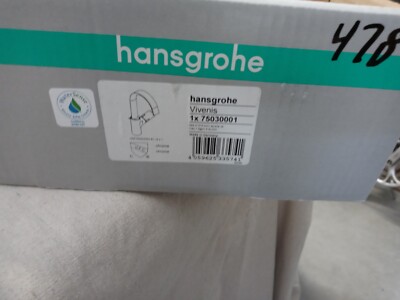 hansgrohe Vivenis Modern 1-Handle 1-Hole 12-inch Chrome, 75030001.    -478