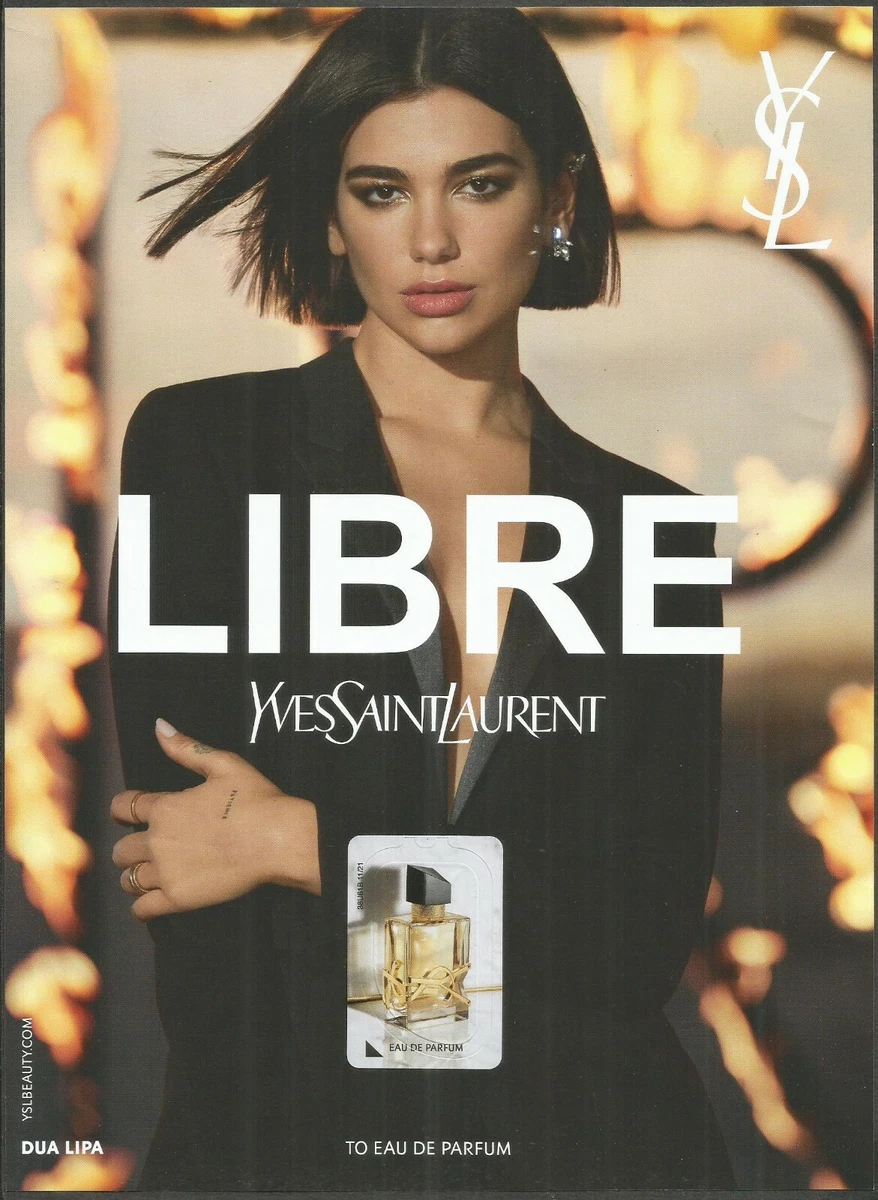 Yves Saint Laurent YSL Dua Lipa Libre Advertising Plastic Poster Banner  2019