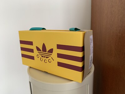 Gucci Adidas Empty Gift Box Yellow Size 32cm x 11cm x 20cm | eBay UK
