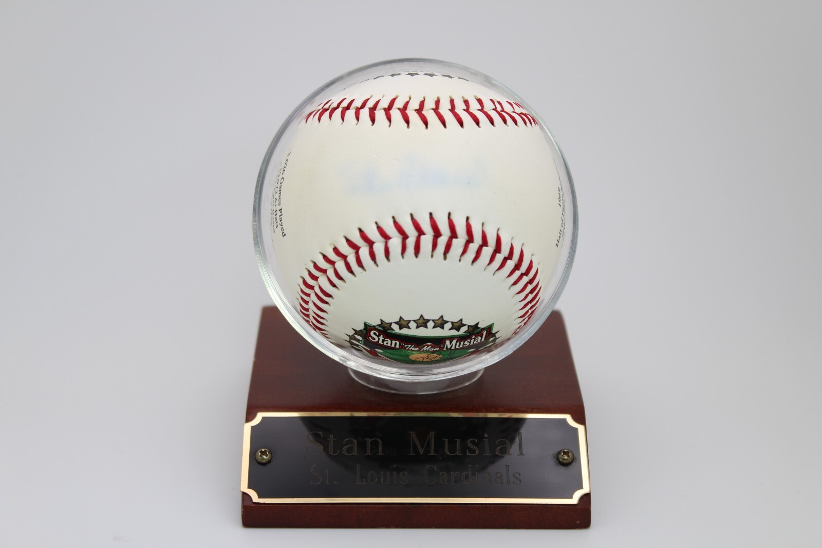 Stan Musial Autographed Stan the Man Baseball Limited /2500 - PSA/DNA - Faded