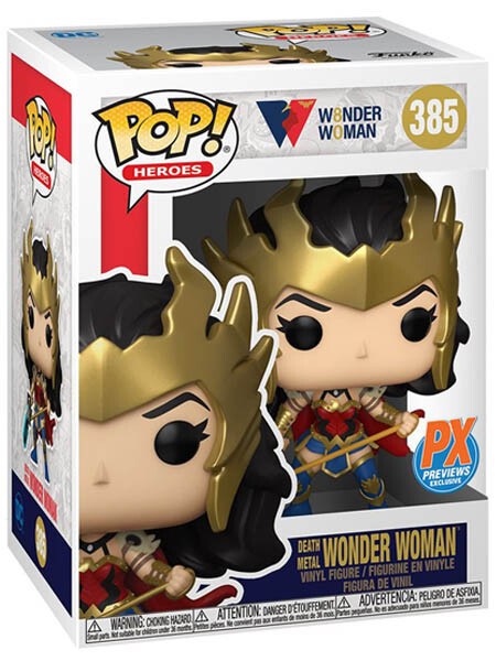Funko POP #385 DC Death Metal Wonder Woman PX Exclusive