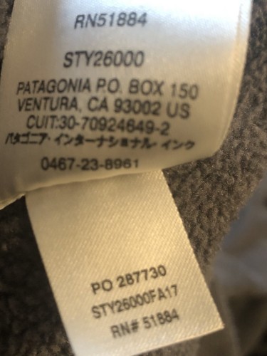 PATAGONIA Lightweight Better Sweater Mens 2XL Marsupial Fleece 26000 Snap T - Picture 7 of 8