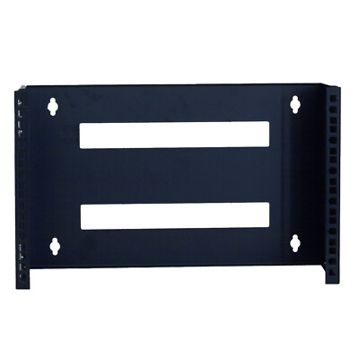 6RU Hinged Wall Mount Bracket 10.5''H x 19''W x 8''D W/ (4)Square Nuts and Screws