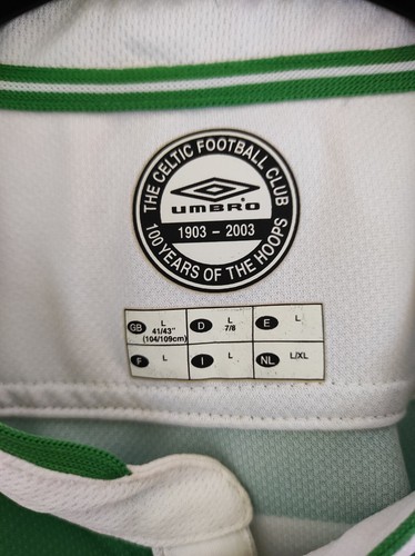 CELTIC GLASGOW 2003-2004 camiseta shirt trikot maillot maglia L - Picture 3 of 6