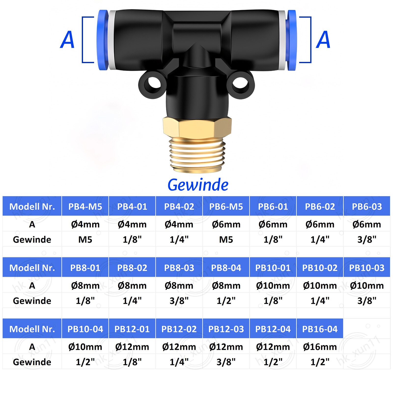 NPQE Y Q4 E F1A P10 | Raccordo Pneumatico Festo, Serie NPQE Y | RS - Foto 2