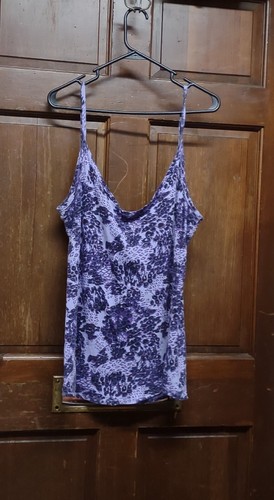 OP Ocean Pacific Purple Cami Tank Top Spaghetti Strap Women's Size XXL (19) - Picture 2 of 3