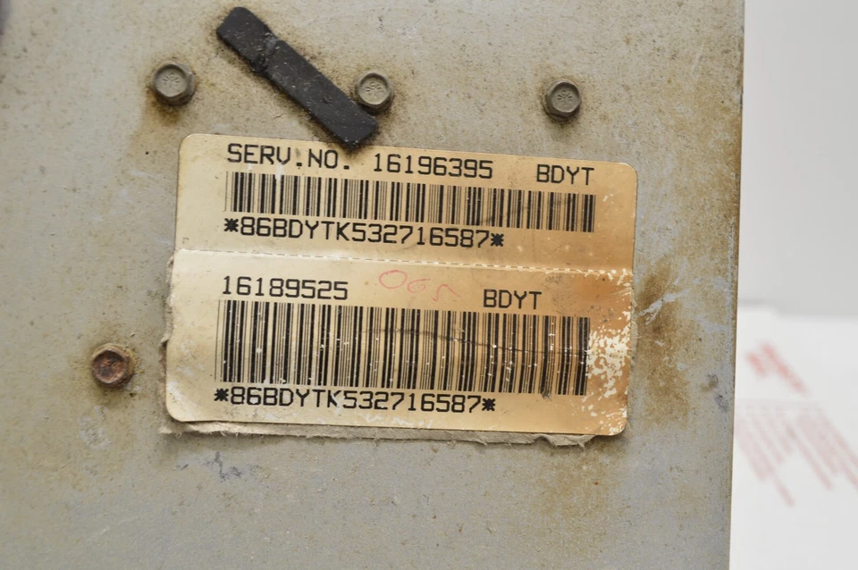 1994 94 Chevrolet S10 16189525 Engine Control Module Unit Ecm B61 016 - Image 3 of 4