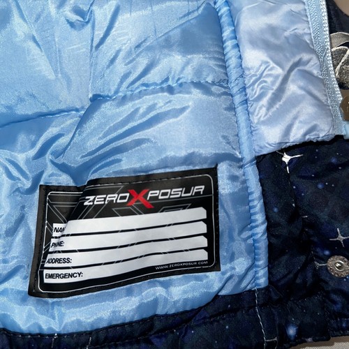 ZeroXposur Girls Snowboarding Ski Jacket & Headband Sz 10/12 Blue NWT MSRP $135 - Picture 10 of 11