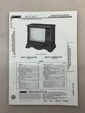 Sears 564.43240450 43340450 43440450 Service Manual Sams Photofact Free Shipping