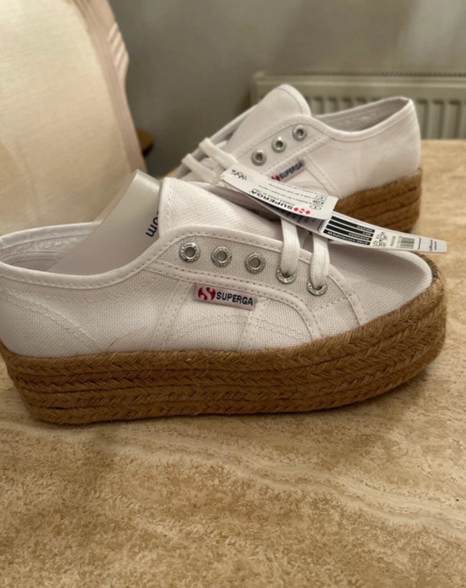 Superga White Sneakers Superga Platform Size 2790 Platform