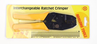 Crimpzange für BNC, TNC, N, F Stecker, CR V Stahl, Neu, OVP, Gewährleistung
