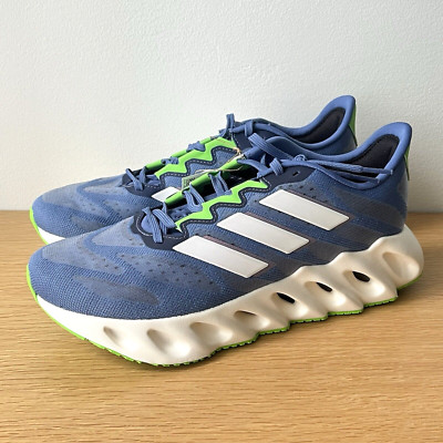 Adidas Switch FWD Running Shoes Men's 10.5 Blue Lime Green White ID1778 ($140)