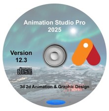 Animation Studio PRO 2025 3D/2D Motion Graphic Design Software Suite Windows