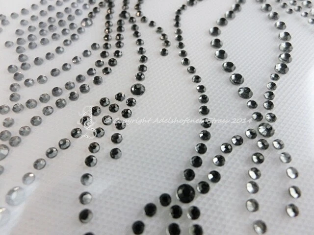 Hotfix Bügelbild Bügelmotiv Strass Pferd Friese Crystal oder Black Diamo. 120928 - Bild 4 von 4